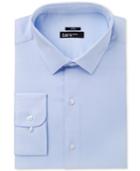 Bar Iii Men's Slim-fit Stretch Max Blue Basket Dress Shirt, Only At Macy's