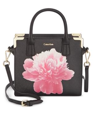 Calvin Klein On My Corner Saffiano Mini Crossbody