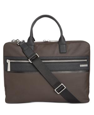 Calvin Klein Men's Twill Attache Messenger Bag