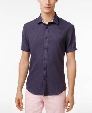 Vince Camuto Men's Chambray Cotton Shirt