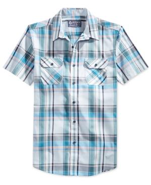 American Rag Men's Plaid Short-sleeve Shirt, Only At Macy's