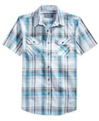 American Rag Men's Plaid Short-sleeve Shirt, Only At Macy's