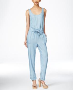 Two By Vince Camuto Sleeveless Drawstring Jumpsuit