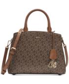 Dkny Paige Medium Signature Satchel, Created For Macy's