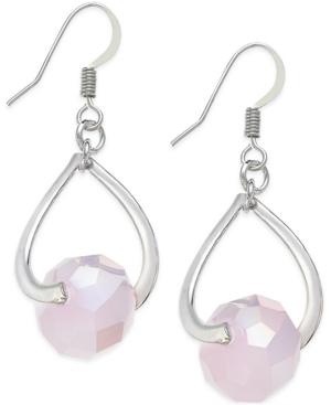 C.a.k.e. By Ali Khan Silver-tone Infinity Drop Earrings