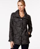 Jm Collection Printed Wing-collar Jacket, Only At Macy's