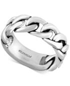 Effy Men's Chain Link Ring In Sterling Silver