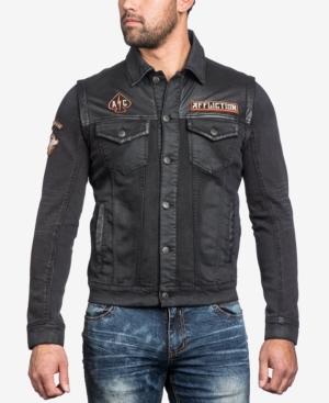 Affliction Men's Bike Cutter Twill Jacket