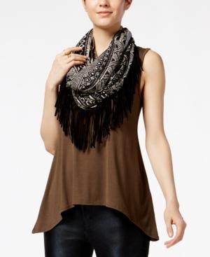 Bcx Juniors' High-low Scarf Tank Top