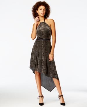 Rachel Rachel Roy Halter-neck A-line Asymmetrical-hem Dress