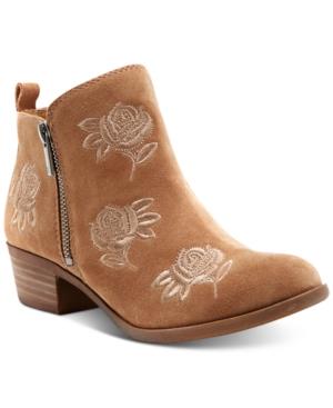 Lucky Brand Women's Basel Embroidery Booties Women's Shoes