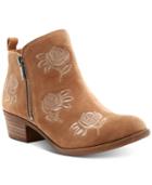 Lucky Brand Women's Basel Embroidery Booties Women's Shoes
