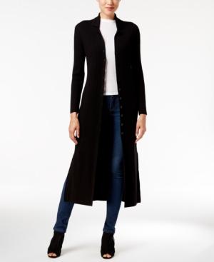 Catherine Catherine Malandrino Julian Ribbed Duster Cardigan