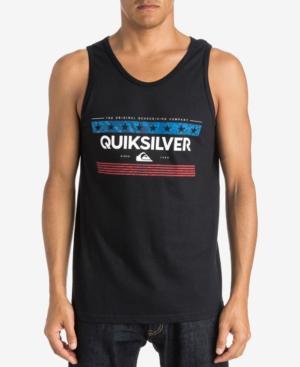Quiksilver Men's The General American Graphic-print Logo Tank