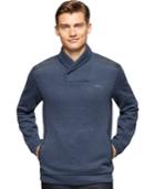 Calvin Klein Men's Shawl-collar Pullover Sweatshirt, A Macy's Exclusive