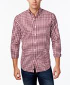 Club Room Men's Gingham Long-sleeve Shirt, Only At Macy's