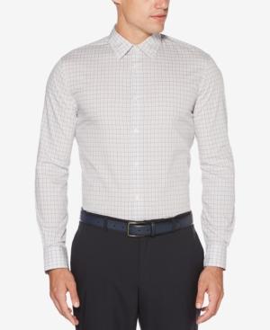 Perry Ellis Men's Mini-plaid Shirt