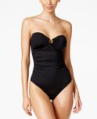 Calvin Klein Strapless One-piece Swimsuit Women's Swimsuit