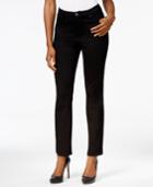 Lee Petite Gwen Classic-fit Black Wash Straight-leg Jeans