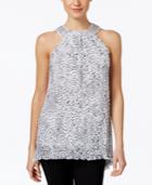 Alfani Petite Printed Halter Top, Only At Macy's