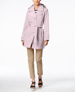 London Fog Water-resistant Double-collar Trench Coat