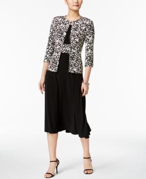 Jessica Howard Empire Dress & Printed Jacket