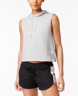 Adidas Sleeveless French Terry Hoodie
