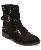 Steven By Steve Madden Women's Zepher Studded Engineer Booties