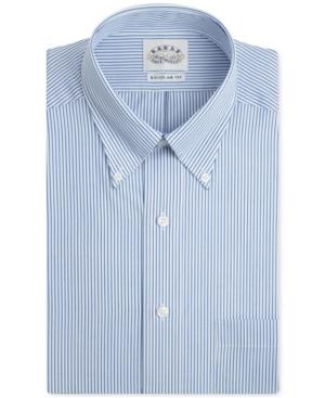 Eagle Non-iron Blue Stripe Dress Shirt
