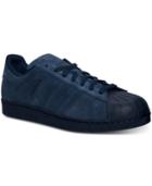 Adidas Men's Superstar Mono Suede Casual Sneakers From Finish Line