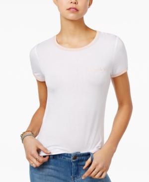 Miss Chievous Juniors' Sassy Graphic Ringer T-shirt