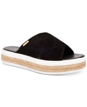 Calvin Klein Women's Jupare Platform Slide-on Sandals Women's Shoes
