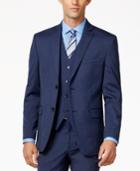 Alfani Men's Traveler Medium Blue Slim-fit Jacket, Only At Macy's