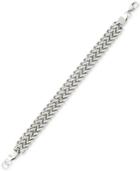 Legacy For Men By Simone I. Smith Mesh Link Bracelet In Stainless Steel