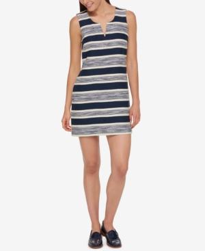 Tommy Hilfiger Striped Shift Dress, Only At Macy's