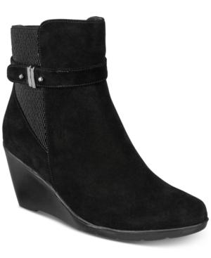 Aqua College Lisa Waterproof Wedge Booties, Created For Macy's Women's Shoes