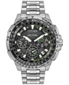 Citizen Men's Chronograph Eco-drive Stainless Steel Bracelet Watch 47mm Cc9030-51e