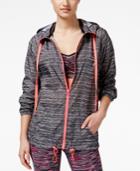 Material Girl Active Juniors' Printed Hooded Jacket, Only At Macy's