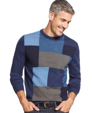 Tricots St Raphael Patchwork Puzzle Crew-neck Sweater