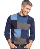 Tricots St Raphael Patchwork Puzzle Crew-neck Sweater