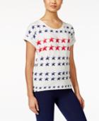 Style & Co. Petite Star-print Sweatshirt, Only At Macy's