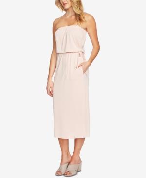 1.state Strapless Drawstring Dress