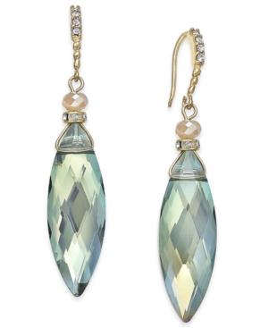 Inc International Concepts Gold-tone Crystal Drop Earrings, Only At Macy's