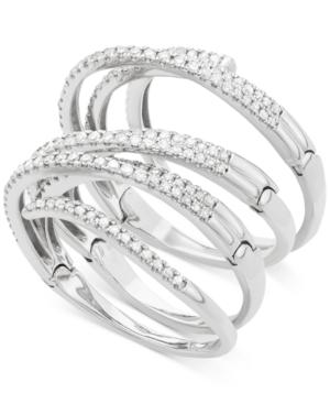Wrapped In Love Diamond Multi-row Ring (1 Ct. T.w.) In 14k White Gold