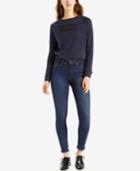 Levi's 721 High-waist Blue Story Wash Skinny Jeans