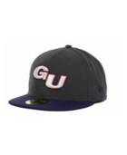 New Era Gonzaga Bulldogs 2 Tone Graphite And Team Color 59fifty Cap