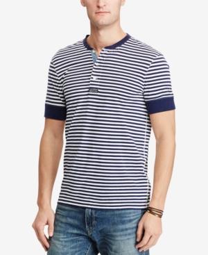Polo Ralph Lauren Men's Striped Cotton Henley Shirt