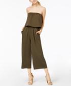 Be Bop Juniors' Strapless Popover Jumpsuit