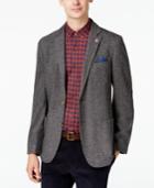 Ben Sherman Men's Slim-fit Gray Herringbone Sport Coat