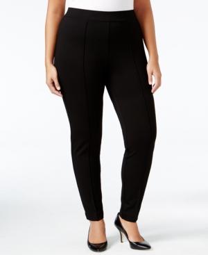 Kasper Plus Size Ponte Compression Pants